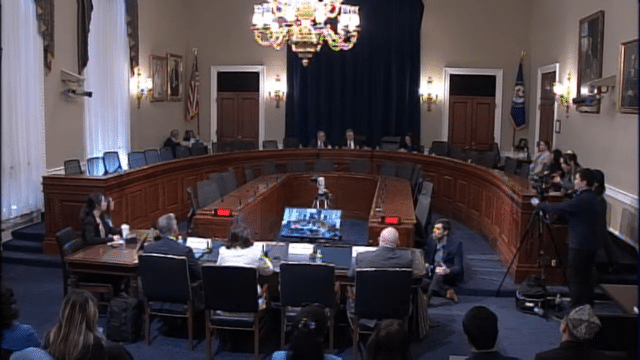Congressional-Executive Commission on China hearing on March 20, 2024 (screenshot: CECC livestream)